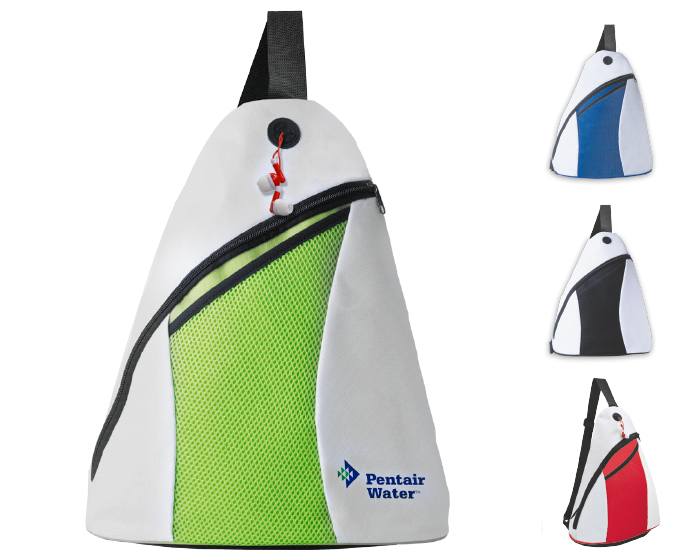 MOCHILA TRIANGULAR BICOLOR. C090